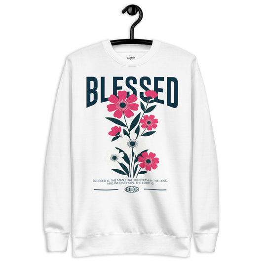 Blessed - Unisex Premium Jumper by MASIN Fashion – Faith - based Wear