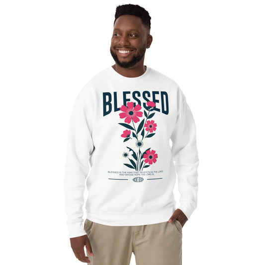 Blessed - Unisex Premium Jumper by MASIN Fashion – Faith - based Wear
