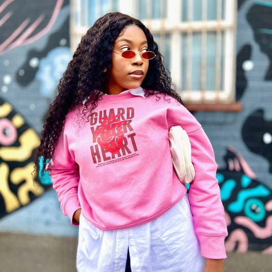 Guard your Heart - MASIN Women’s Luxe Organic Jumper by MASIN Fashion – Faith - based Wear