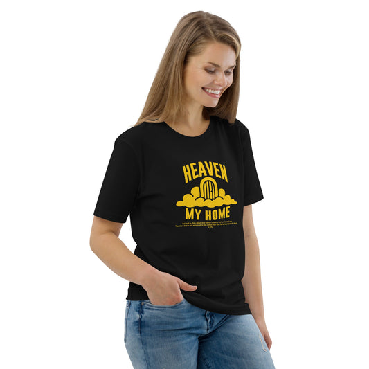 Heaven my Home - Unisex Premium Organic Cotton T-Shirt by MASIN Fashion – Faith - based Wear