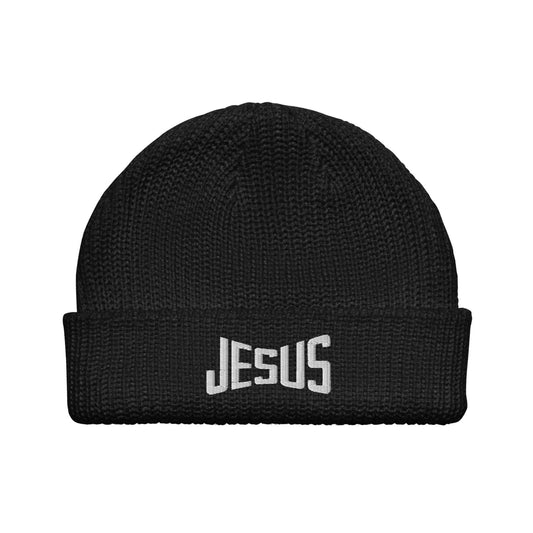 Jesus Beanie – Christian Knit Hat for Bold Believers by MASIN Fashion – Faith - based Wear