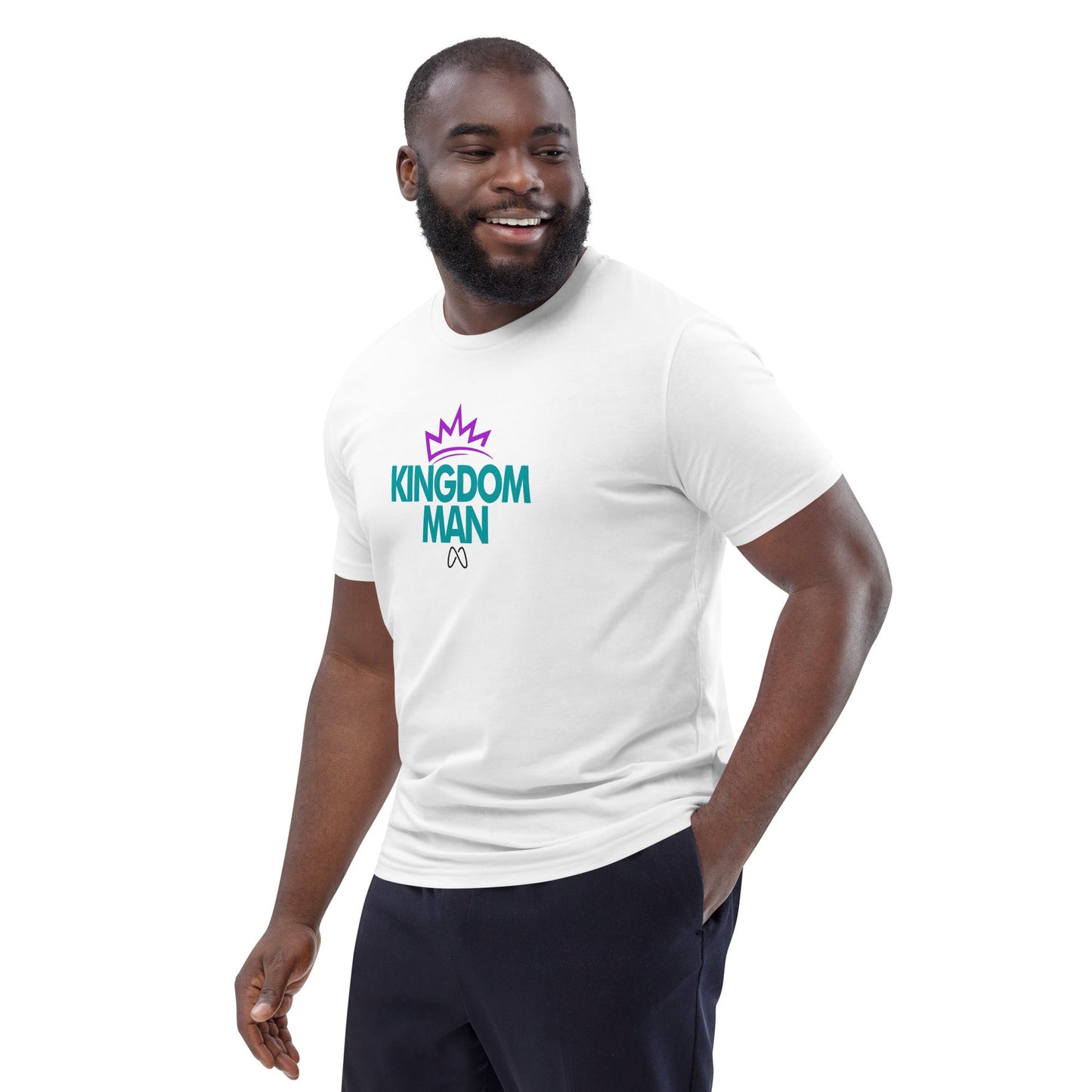 Kingdom Man - Unisex Premium Organic Cotton T-Shirt Christian by masin fashion