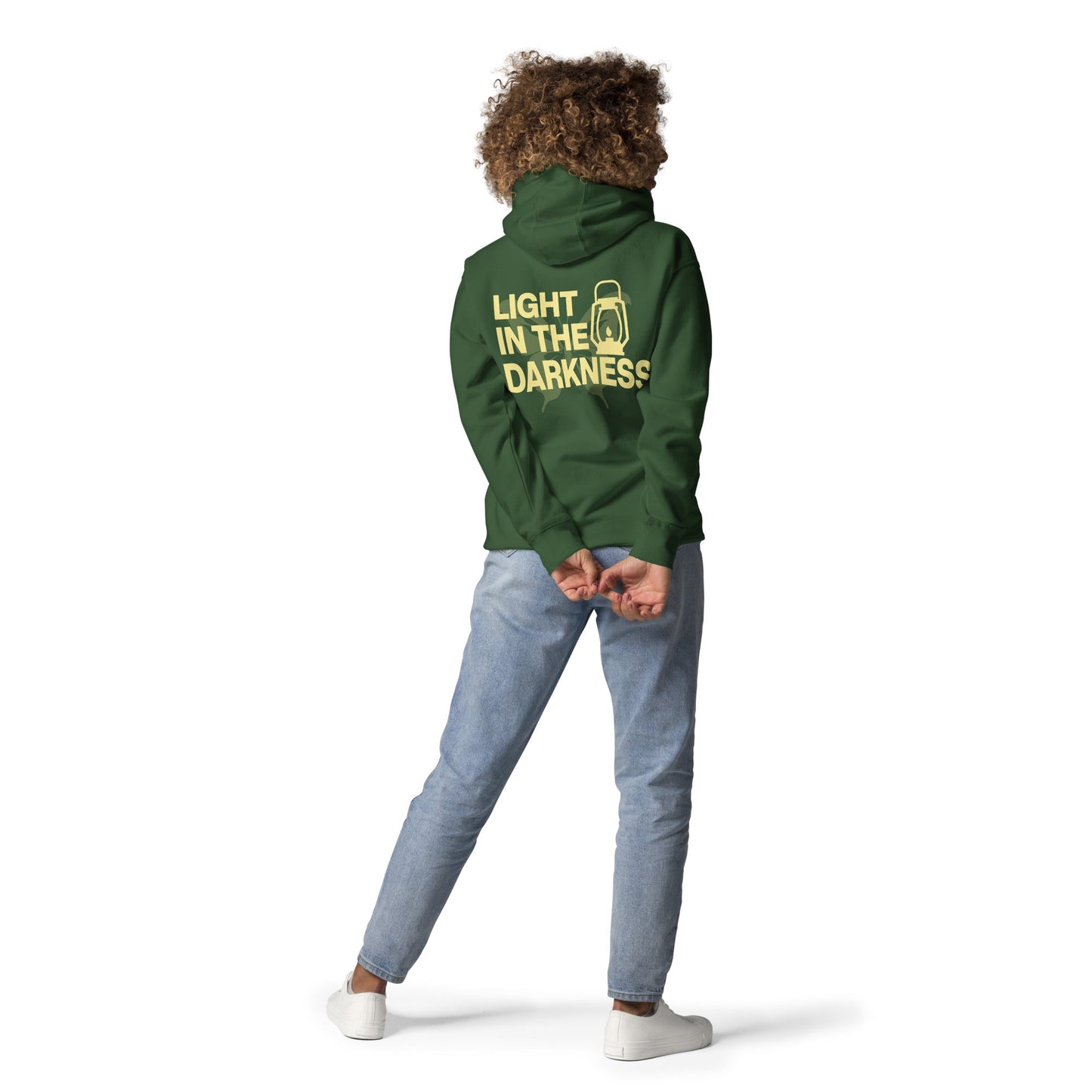 Light in the Darkness - Unisex LUXE Edition Hoodie Christian by masin fashion