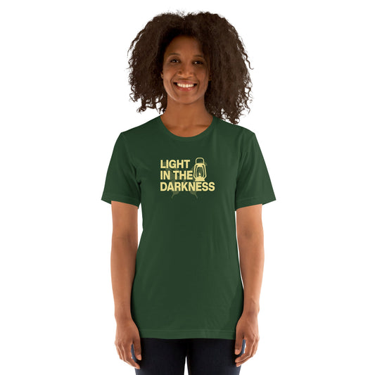 Light in the Darkness - Unisex T-shirt by MASIN Fashion – Faith - based Wear