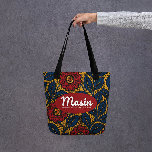 MASIN Brand Ankara Tote bag by MASIN Fashion – Faith - based Wear