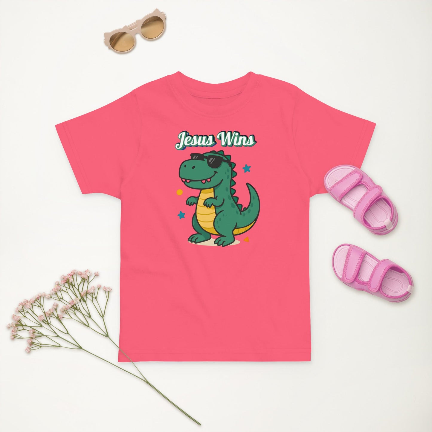 Masin Unisex Toddler Tee - Jesus Wins by MASIN Fashion – Faith - based Wear