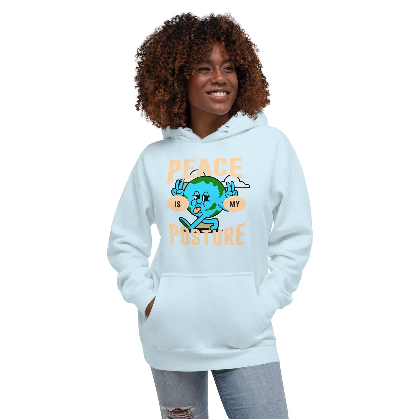 Peace is my posture - Unisex LUXE Edition Hoodie by MASIN Fashion – Faith - based Wear