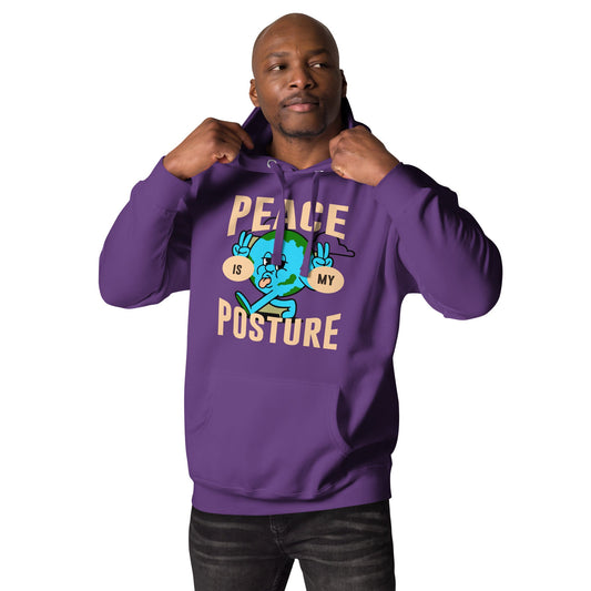 Peace is my posture - Unisex LUXE Edition Hoodie by MASIN Fashion – Faith - based Wear