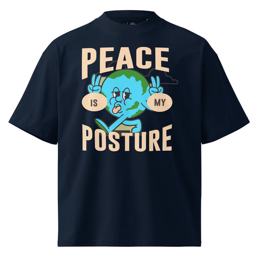 Peace - Unisex Luxe Oversized High Neck T-Shirt by MASIN Fashion – Faith - based Wear