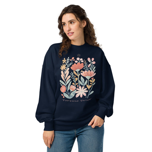 Purpose Driven - Unisex Premium Organic Oversized Jumper by MASIN Fashion – Faith - based Wear