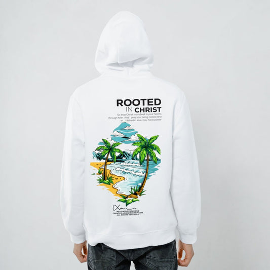 Rooted in Christ - Unisex LUXE Edition Hoodie by MASIN Fashion – Faith - based Wear