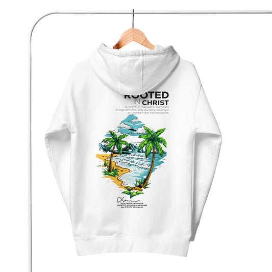Rooted in Christ - Unisex LUXE Edition Hoodie by MASIN Fashion – Faith - based Wear