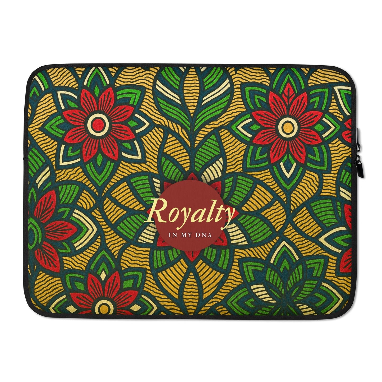 Royalty in my DNA - African print Laptop Sleeve by MASIN Fashion – Faith - based Wear
