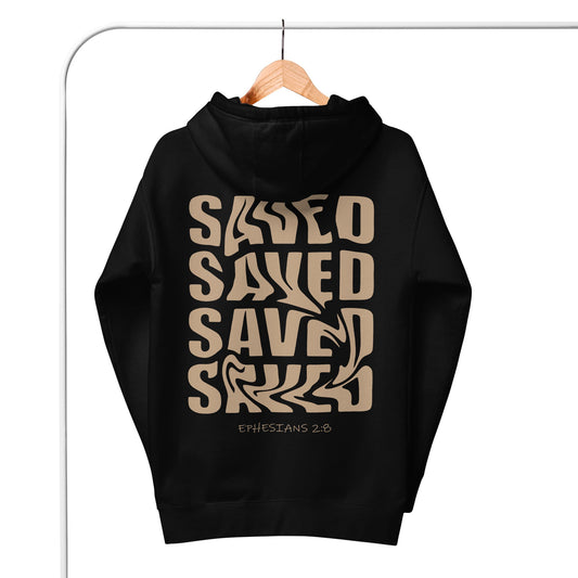 Saved - Unisex LUXE Edition Hoodie by MASIN Fashion – Faith - based Wear
