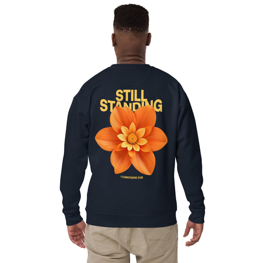 Still Standing - Unisex fitted Sweatshirt by MASIN Fashion – Faith - based Wear