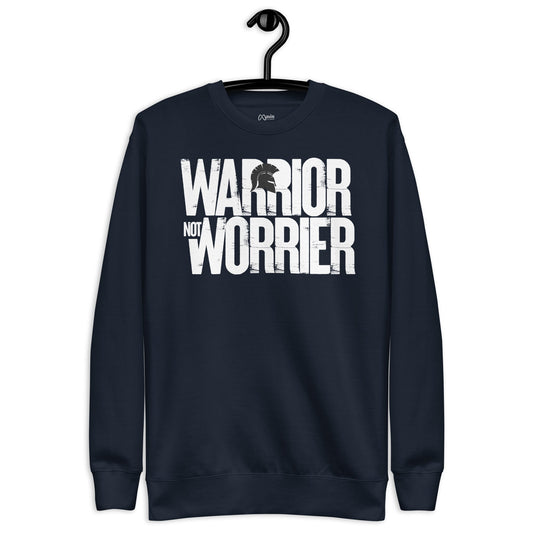 Warrior not Worrier - Unisex Premium Jumper by MASIN Fashion – Faith - based Wear