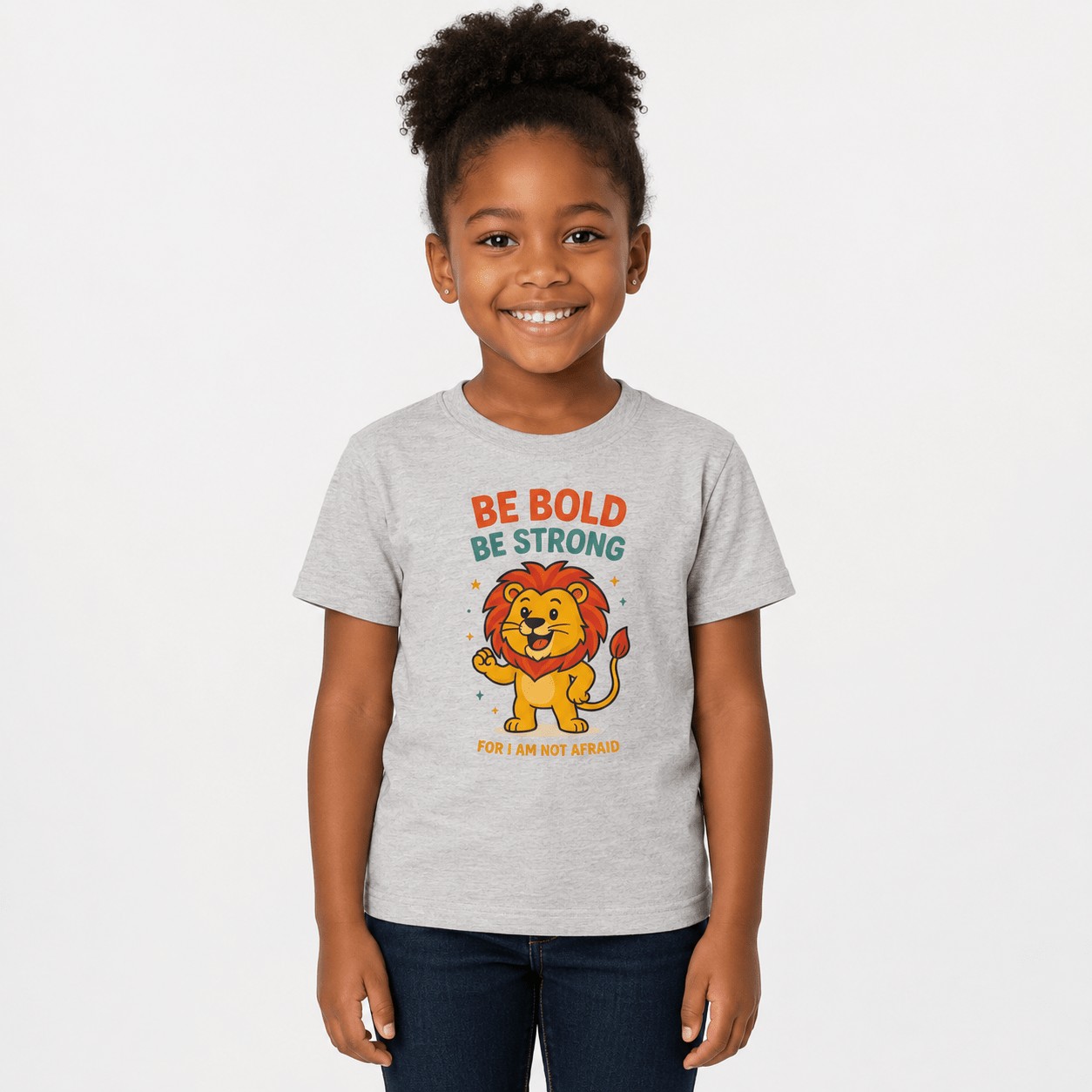 Be Bold be strong - Unisex Toddler Tee Christian by masin fashion