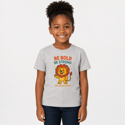 Be Bold be strong - Unisex Toddler Tee Christian by masin fashion