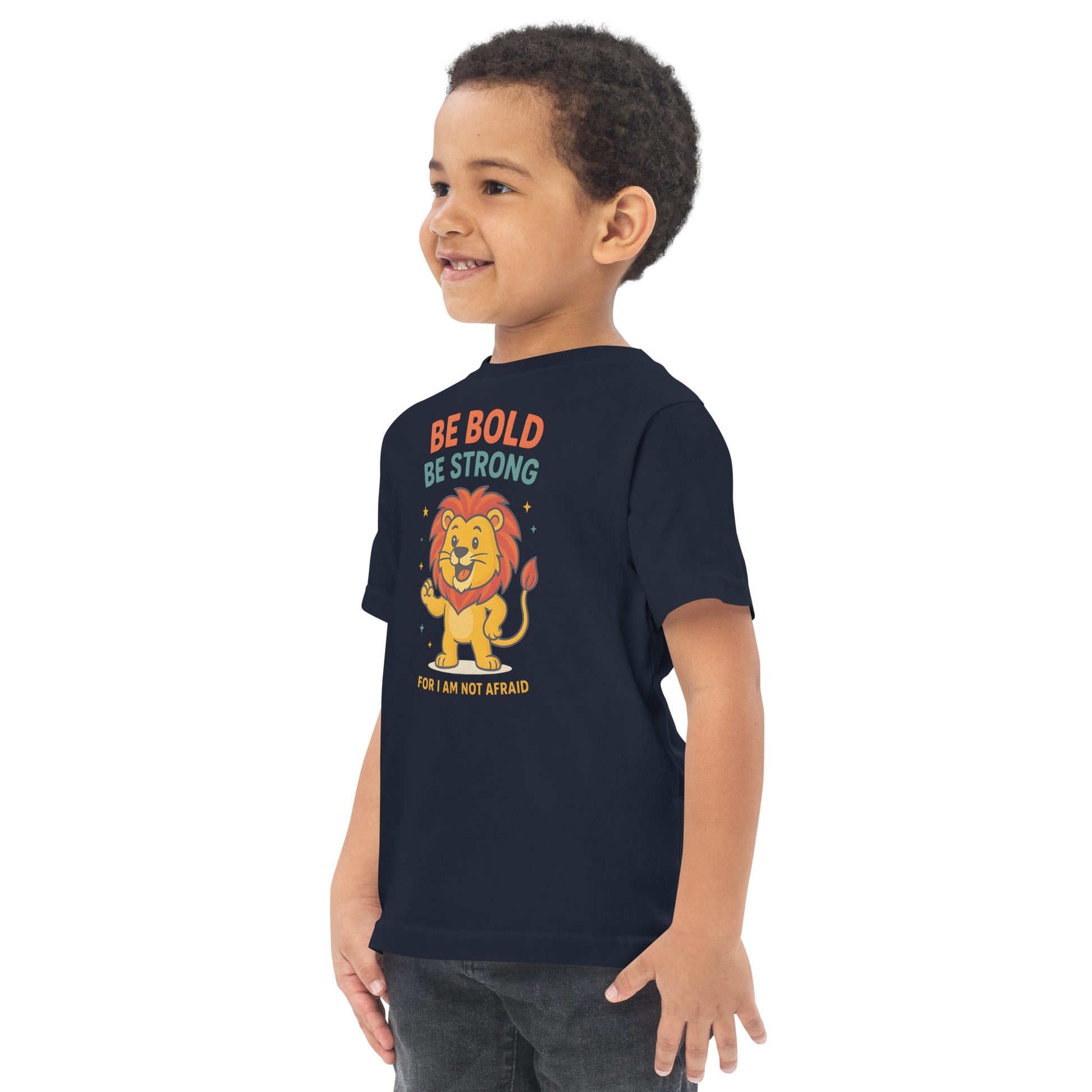 Be Bold be strong - Unisex Toddler Tee by MASIN Fashion – Faith - based Wear