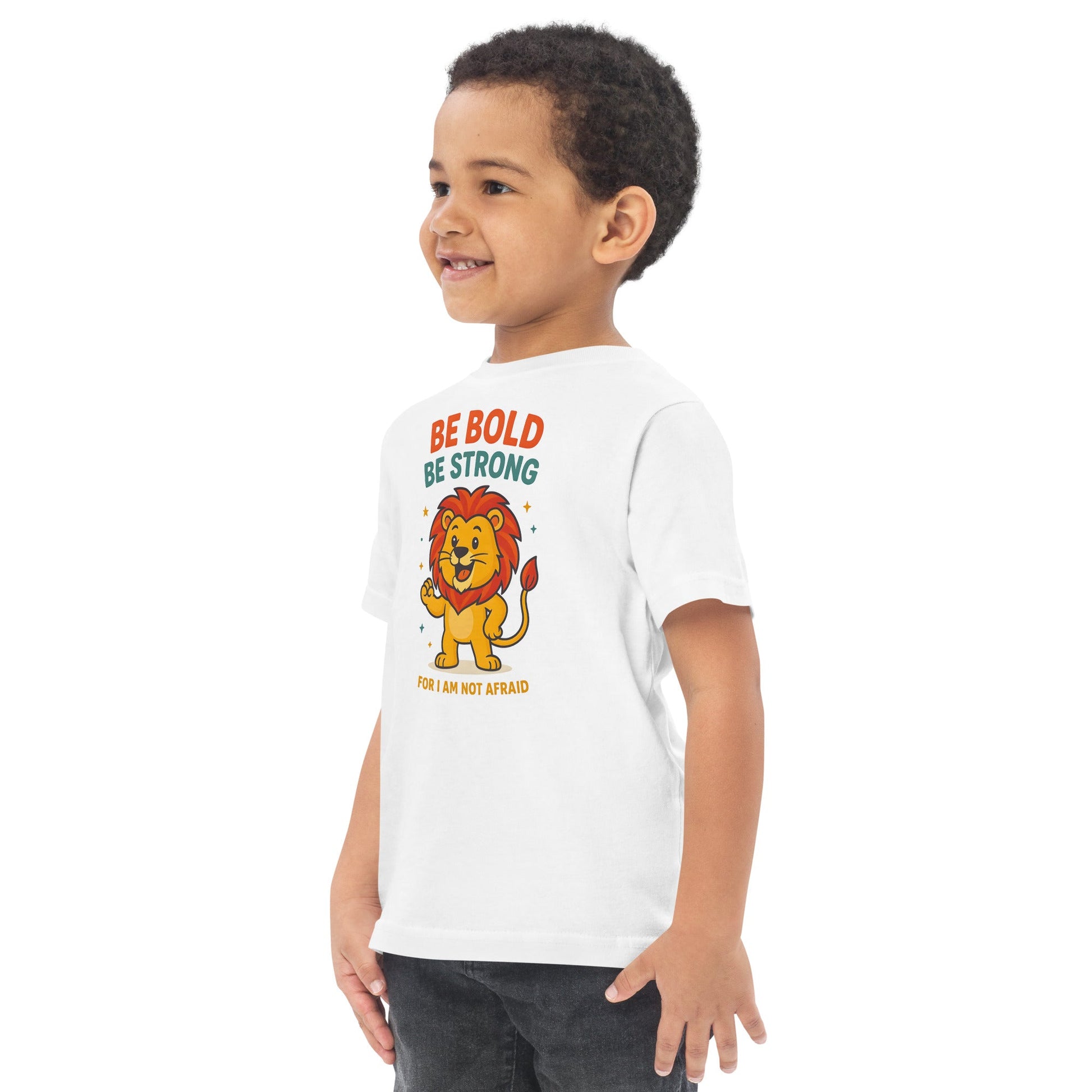 Be Bold be strong - Unisex Toddler Tee by MASIN Fashion – Faith - based Wear