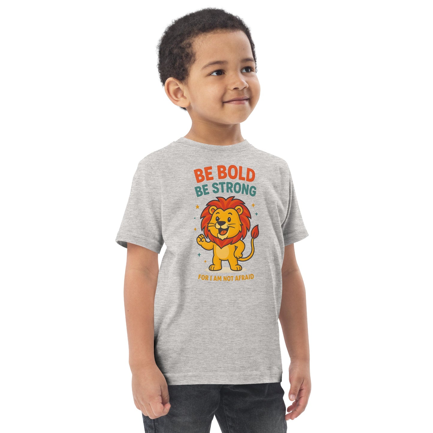 Be Bold be strong - Unisex Toddler Tee by MASIN Fashion – Faith - based Wear
