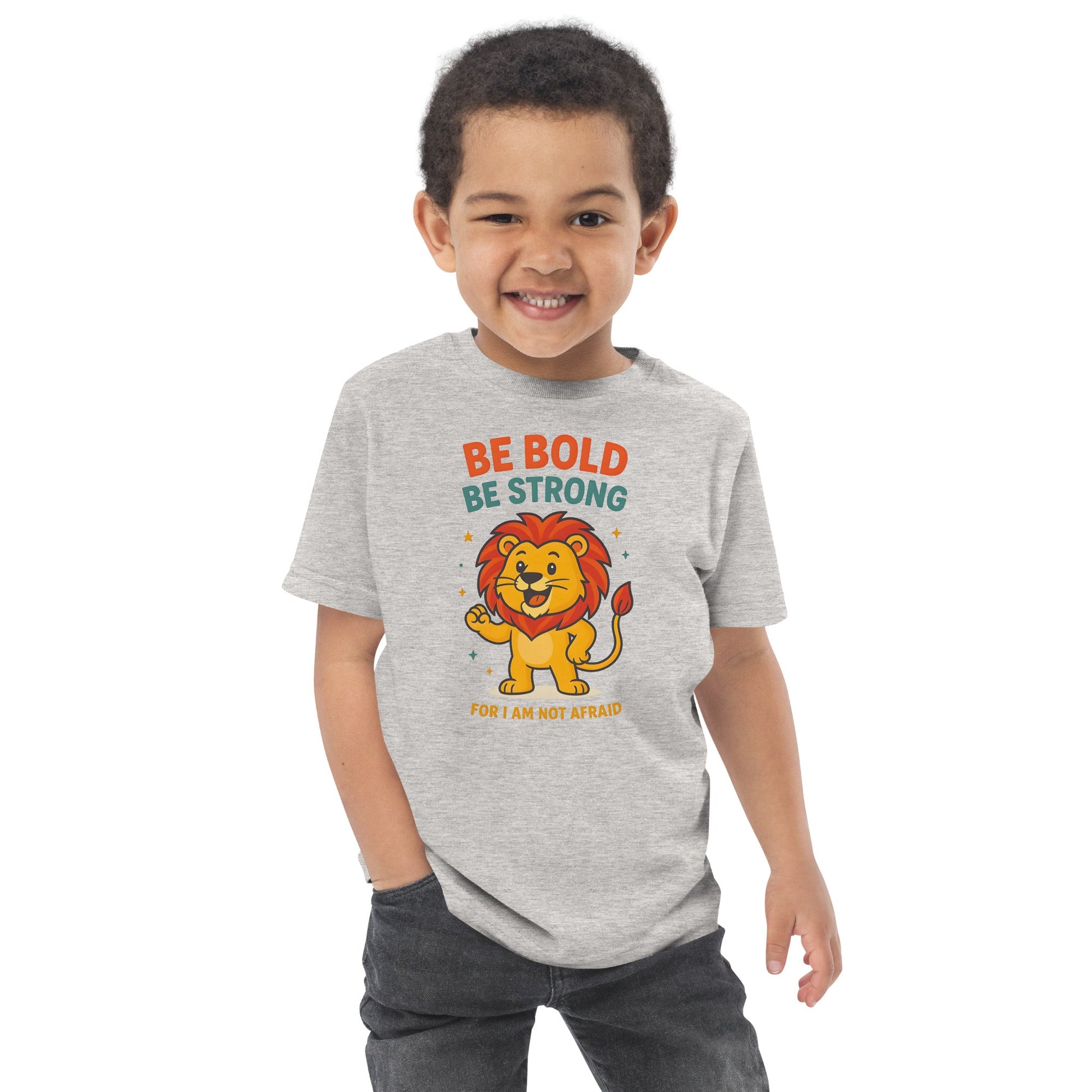 Be Bold be strong - Unisex Toddler Tee by MASIN Fashion – Faith - based Wear