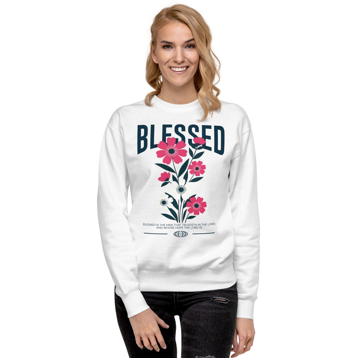 Blessed - Unisex Premium Jumper by MASIN Fashion – Faith - based Wear