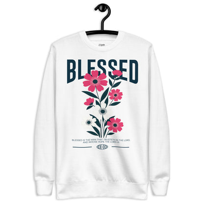 Blessed - Unisex Premium Jumper by MASIN Fashion – Faith - based Wear