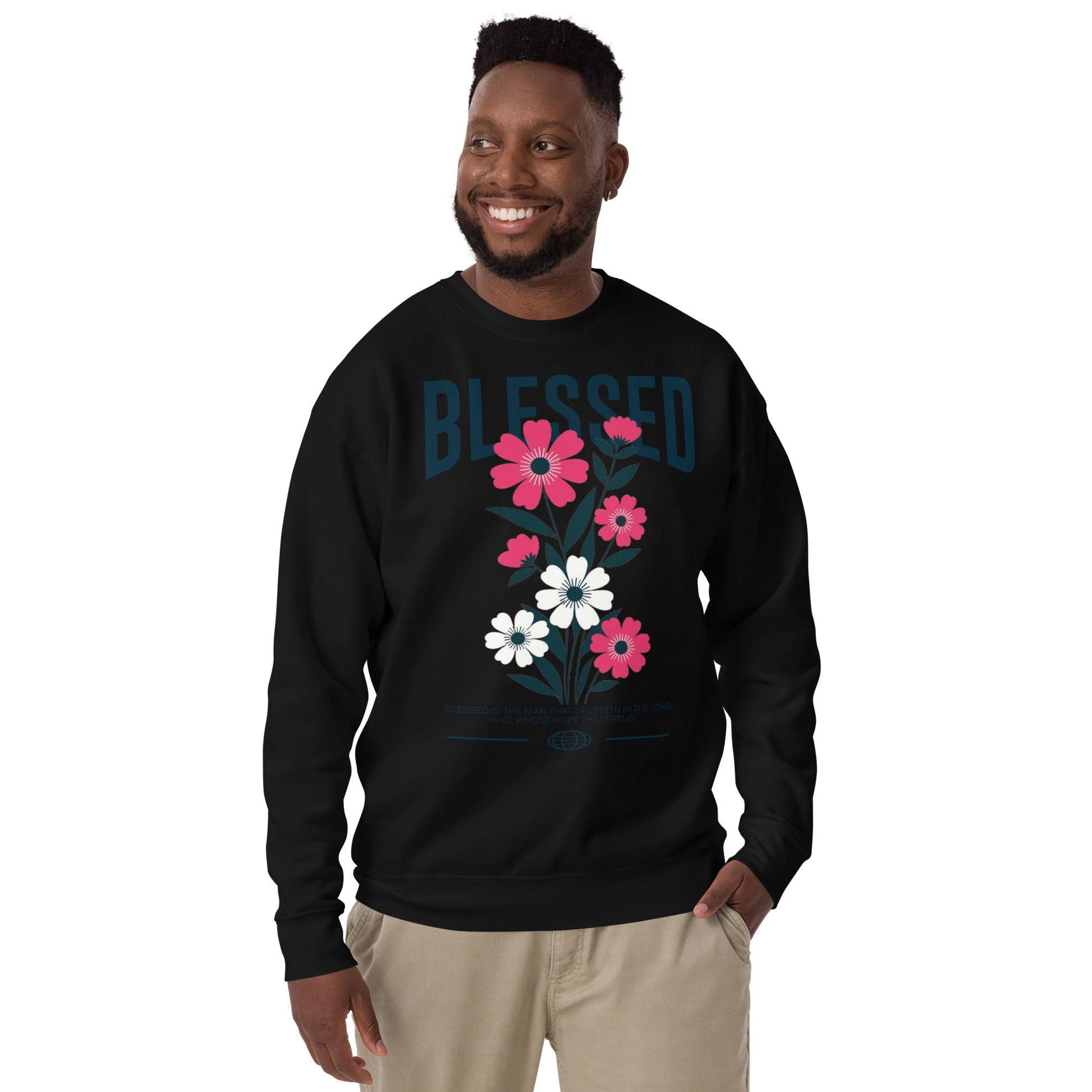 Blessed - Unisex Premium Jumper by MASIN Fashion – Faith - based Wear