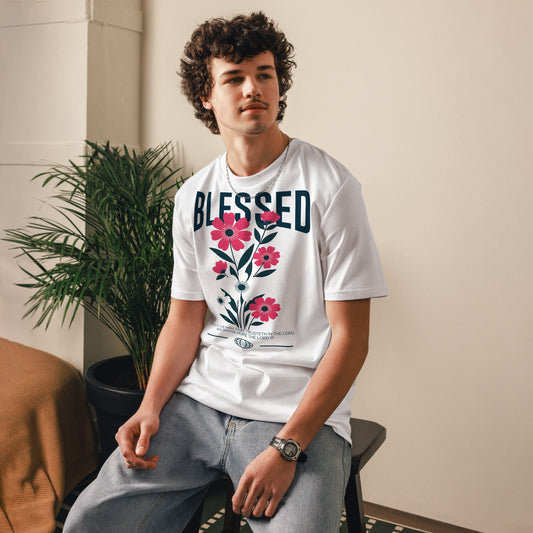 Blessed - Unisex Premium Organic Cotton T-Shirt by MASIN Fashion – Faith - based Wear