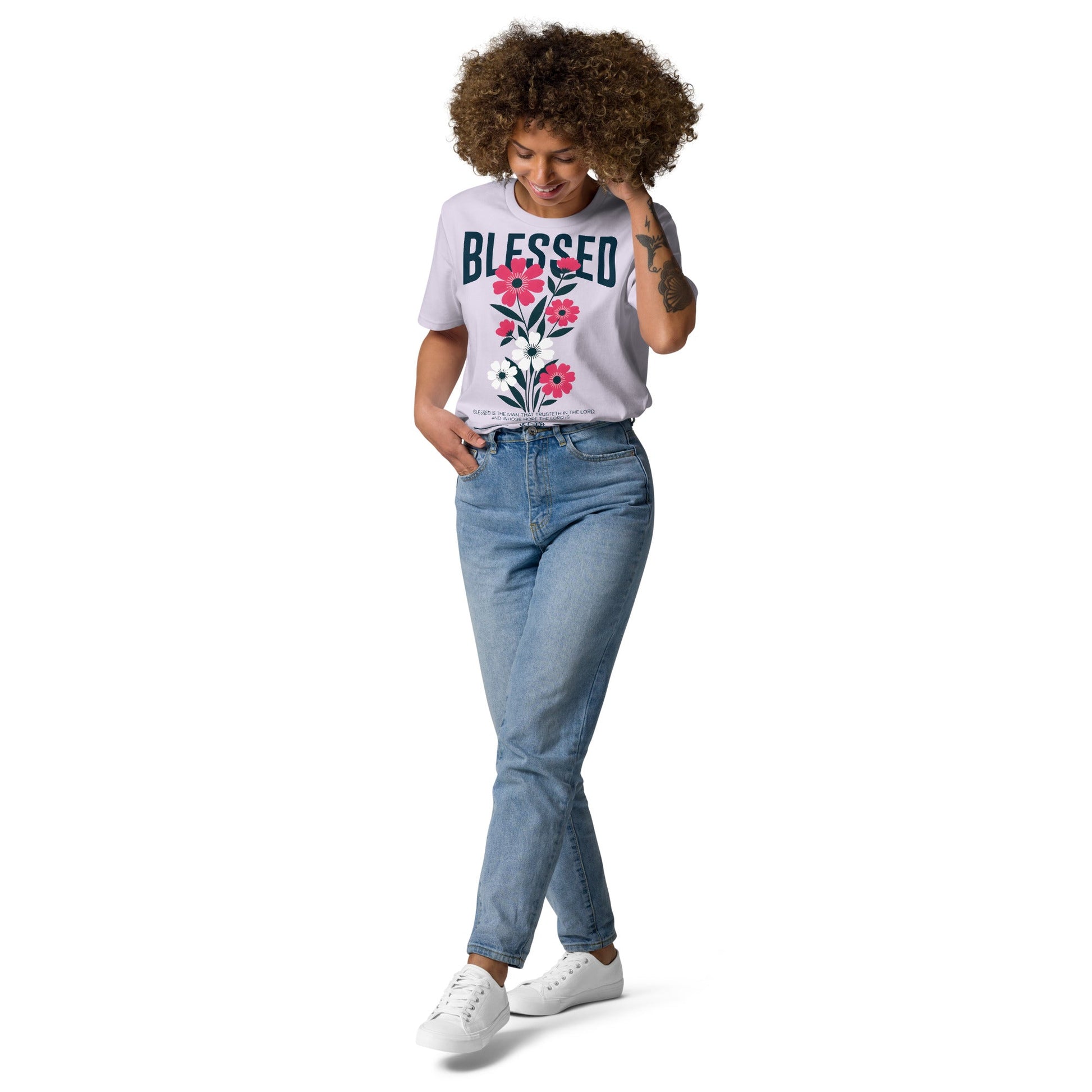 Blessed - Unisex Premium Organic Cotton T-Shirt by MASIN Fashion – Faith - based Wear