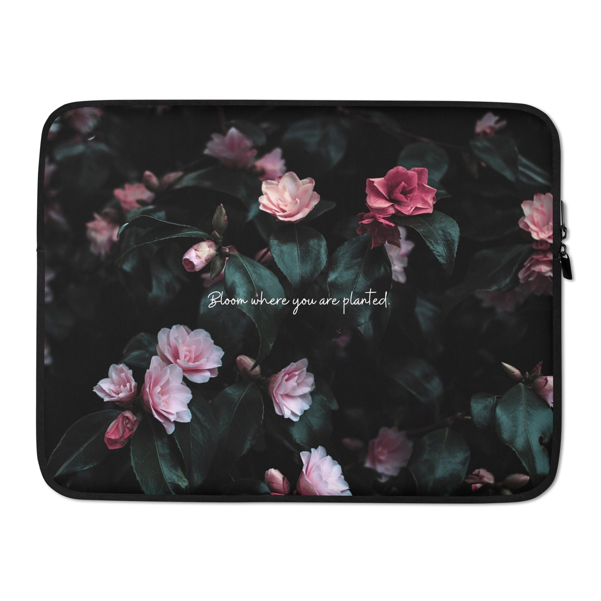 Bloom where you're planted - Laptop Sleeve by MASIN Fashion – Faith - based Wear