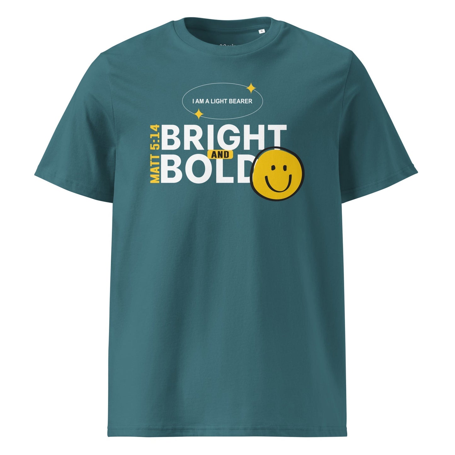 Bright and Bold - Unisex Premium Organic Cotton T-Shirt by MASIN Fashion – Faith - based Wear