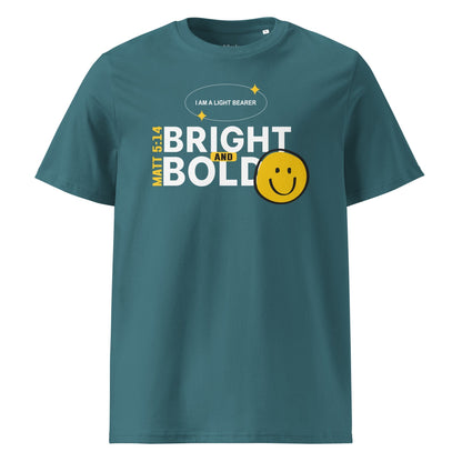 Bright and Bold - Unisex Premium Organic Cotton T-Shirt by MASIN Fashion – Faith - based Wear