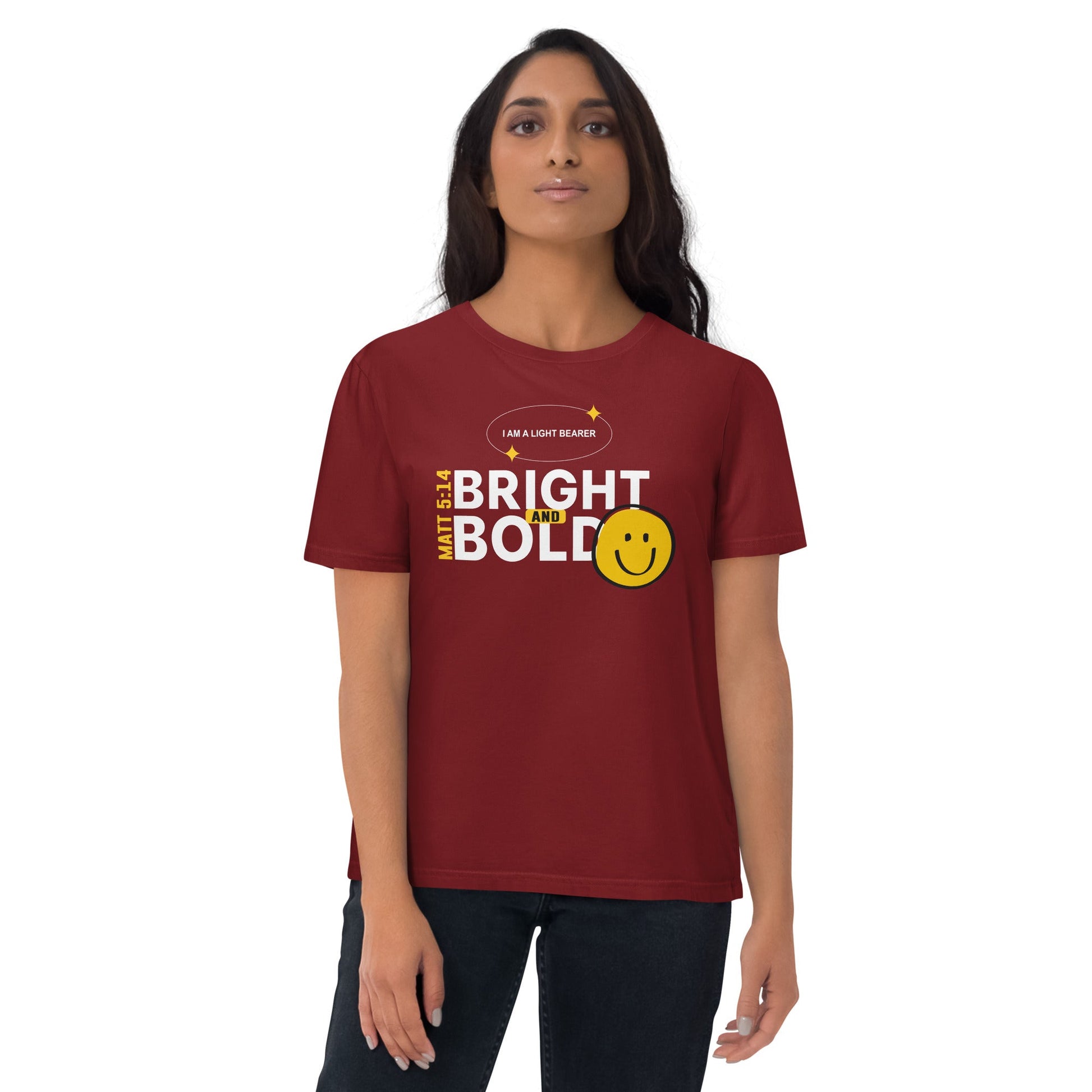 Bright and Bold - Unisex Premium Organic Cotton T-Shirt by MASIN Fashion – Faith - based Wear