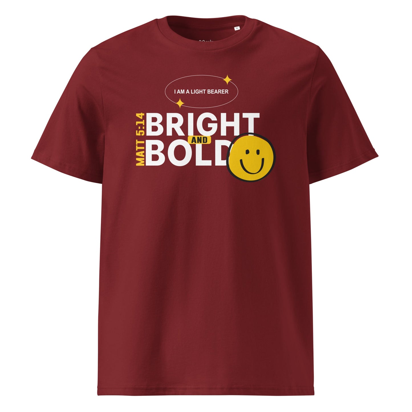 Bright and Bold - Unisex Premium Organic Cotton T-Shirt by MASIN Fashion – Faith - based Wear