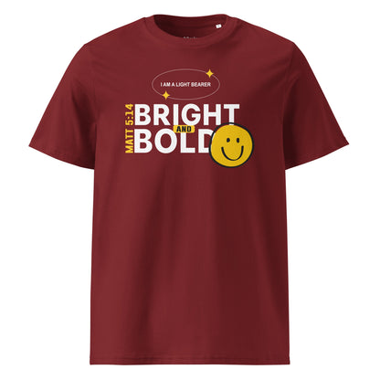 Bright and Bold - Unisex Premium Organic Cotton T-Shirt by MASIN Fashion – Faith - based Wear