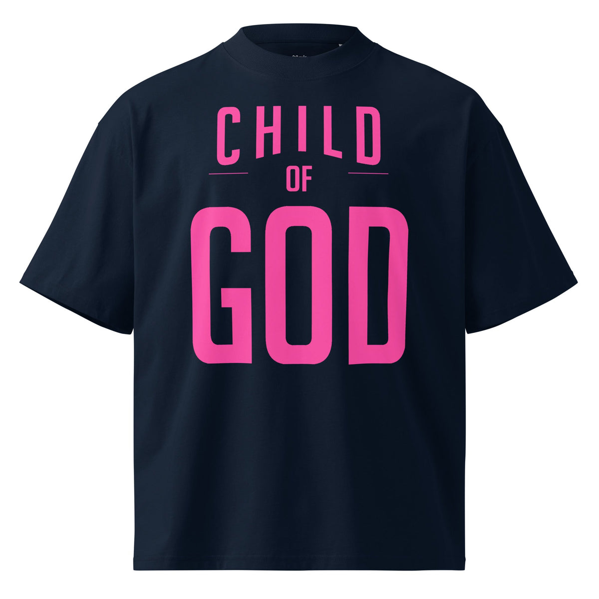 Child of God Pink Oversized Christian T-Shirt Christian T-SHIRT by masin fashion