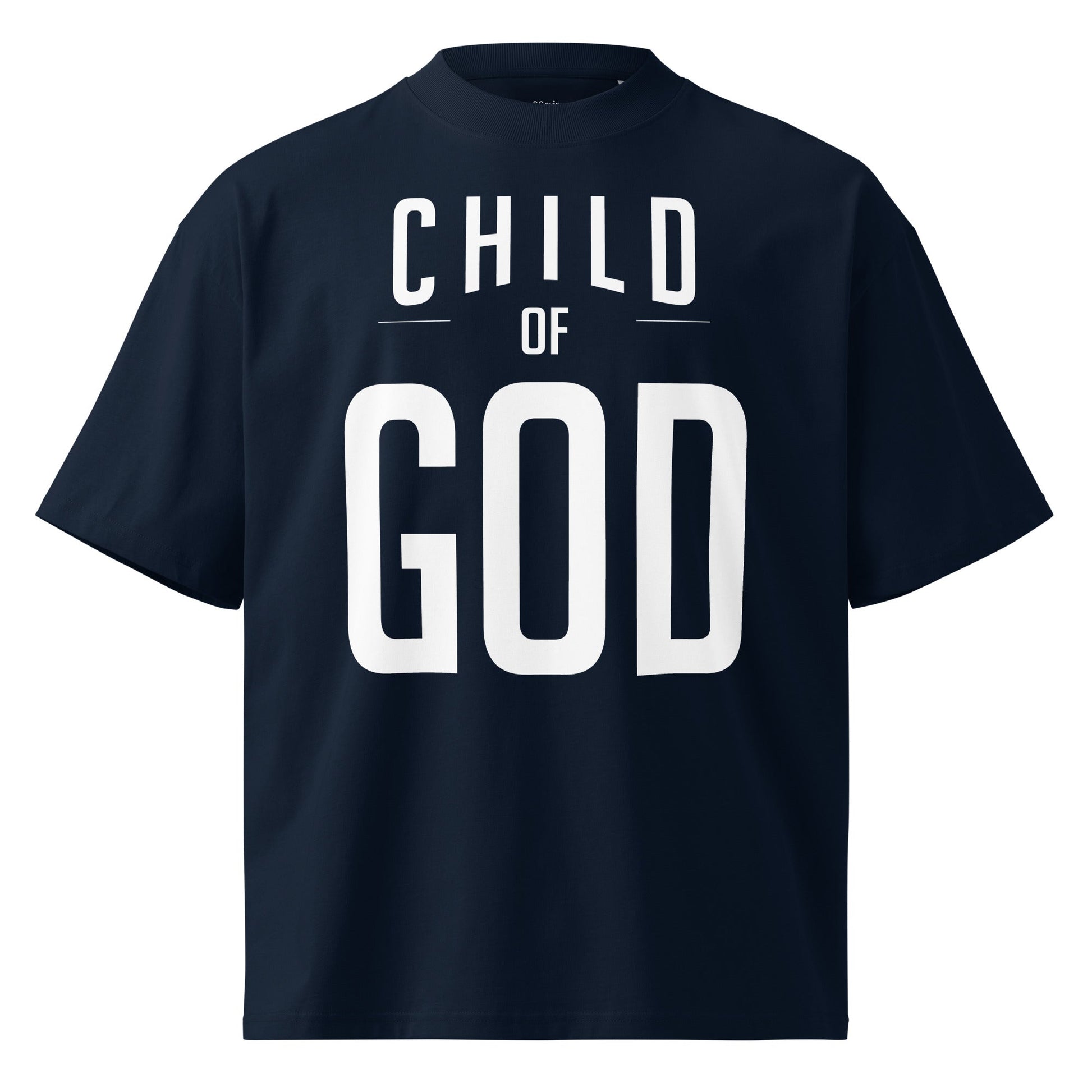 Child of God - Unisex Luxe Oversized High Neck T-Shirt by MASIN Fashion – Faith - based Wear