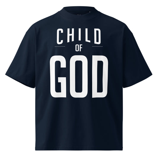 Child of God - Unisex Luxe Oversized High Neck T-Shirt by MASIN Fashion – Faith - based Wear
