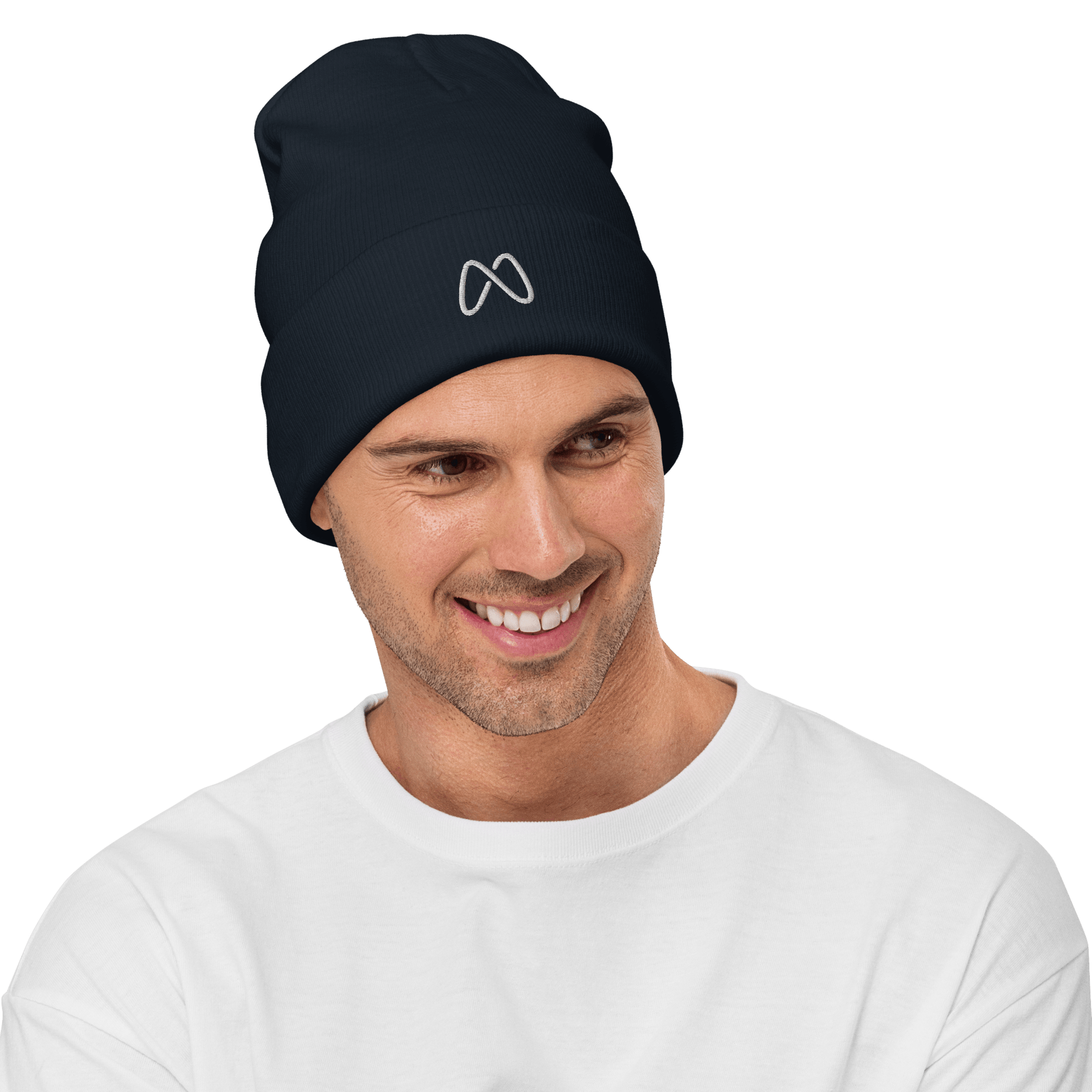 Embroidered Beanie - Black by MASIN Fashion – Faith - based Wear
