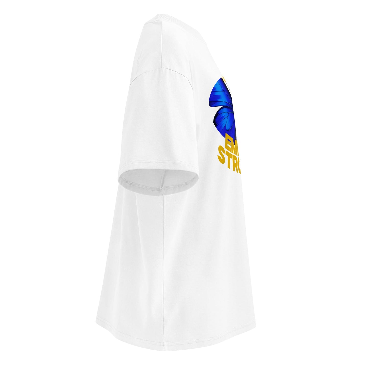Emerge Stronger - Unisex Luxe Oversized High Neck T-Shirt by MASIN Fashion – Faith - based Wear