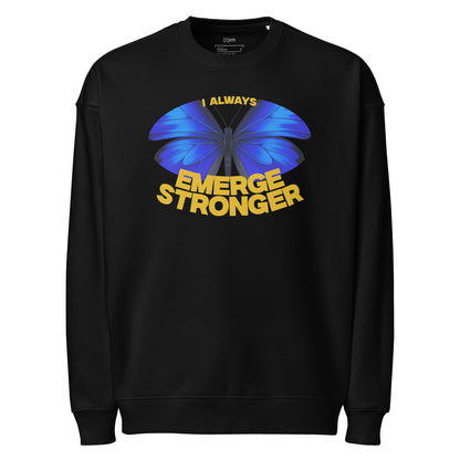 Emerge Stronger - Unisex Premium Organic Oversized Jumper by MASIN Fashion – Faith - based Wear
