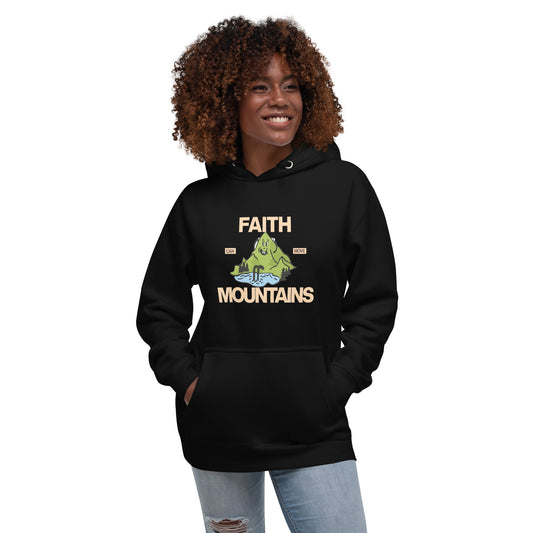 Faith can move mountains - Unisex LUXE Edition Hoodie by MASIN Fashion – Faith - based Wear