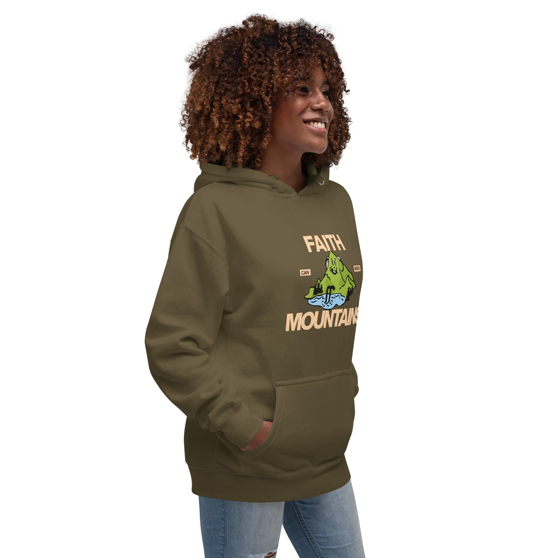 Faith can move mountains - Unisex LUXE Edition Hoodie by MASIN Fashion – Faith - based Wear