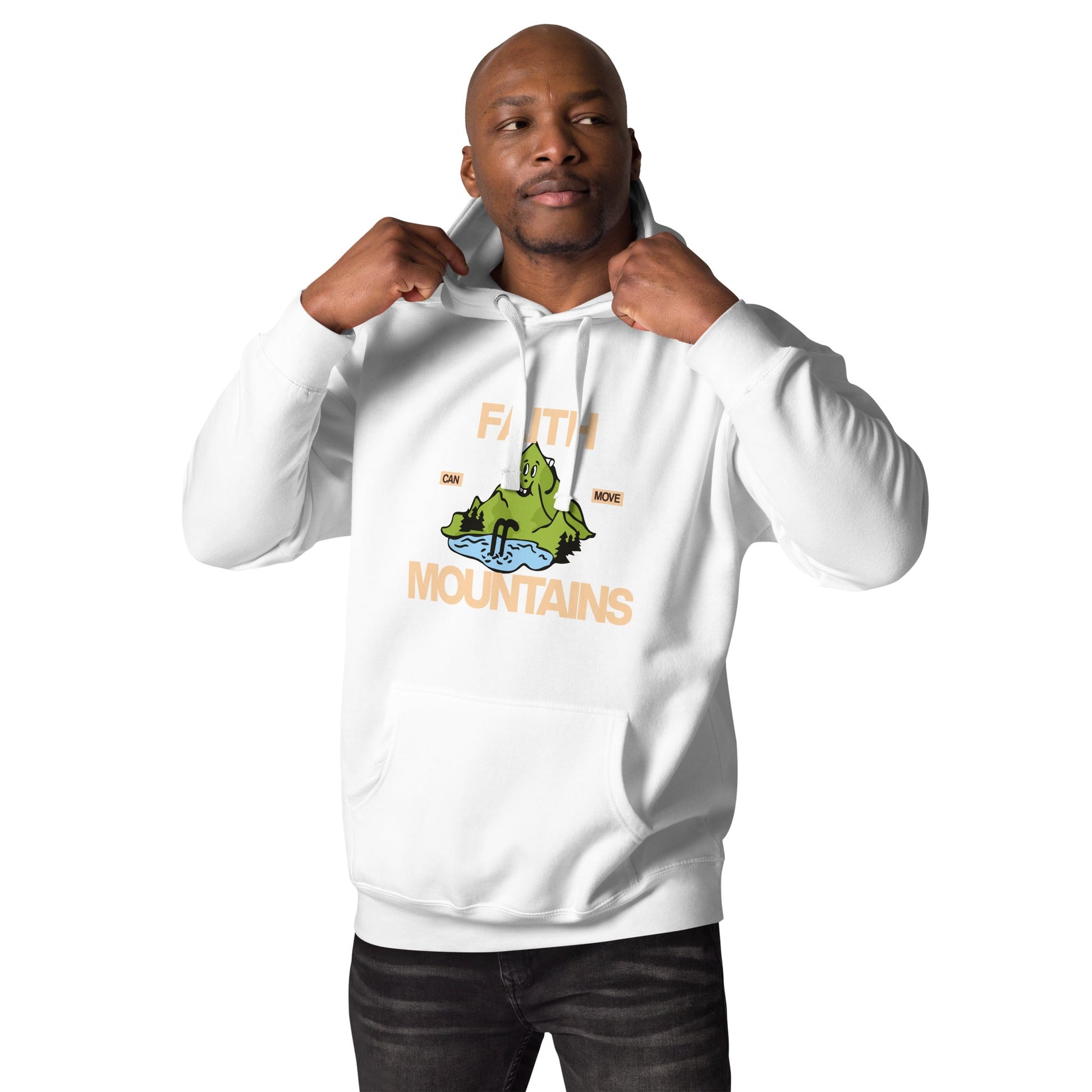 Faith can move mountains - Unisex LUXE Edition Hoodie by MASIN Fashion – Faith - based Wear