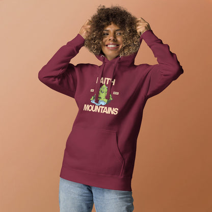 Faith can move mountains - Unisex LUXE Edition Hoodie by MASIN Fashion – Faith - based Wear