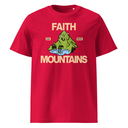 Faith can move mountains - Unisex Premium Organic Cotton T-Shirt by MASIN Fashion – Faith - based Wear
