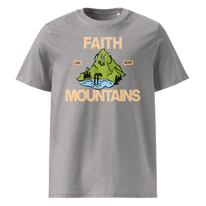 Faith can move mountains - Unisex Premium Organic Cotton T-Shirt by MASIN Fashion – Faith - based Wear