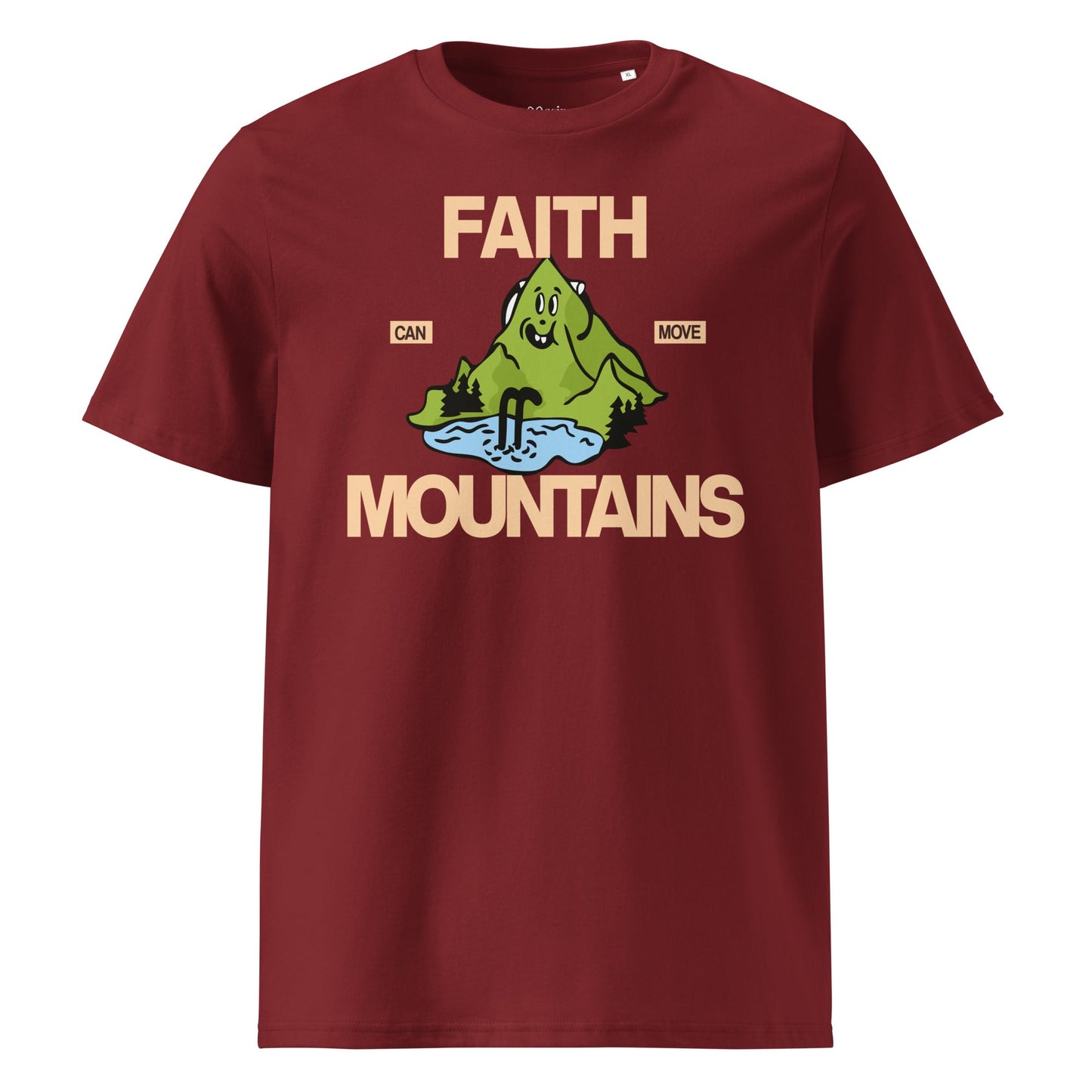 Faith can move mountains - Unisex Premium Organic Cotton T-Shirt by MASIN Fashion – Faith - based Wear